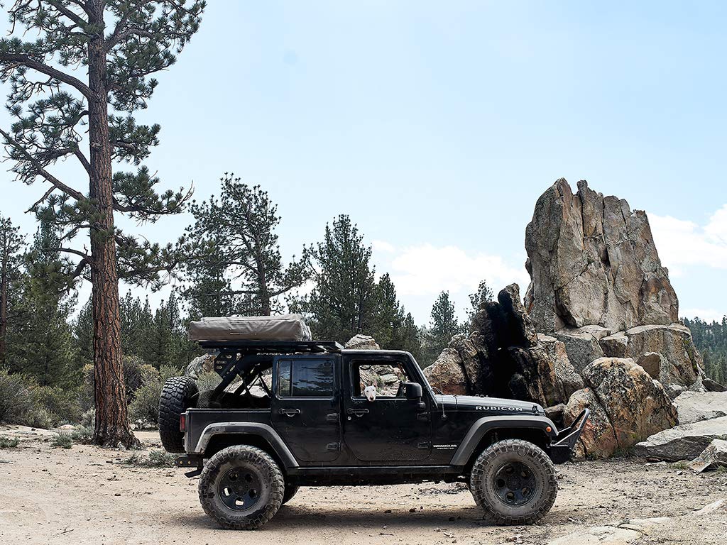 Extreme Slimline II Front Runner 1/2 Roof Rack Kit Compatible with Wrangler JK 4 Door (2007-2018)