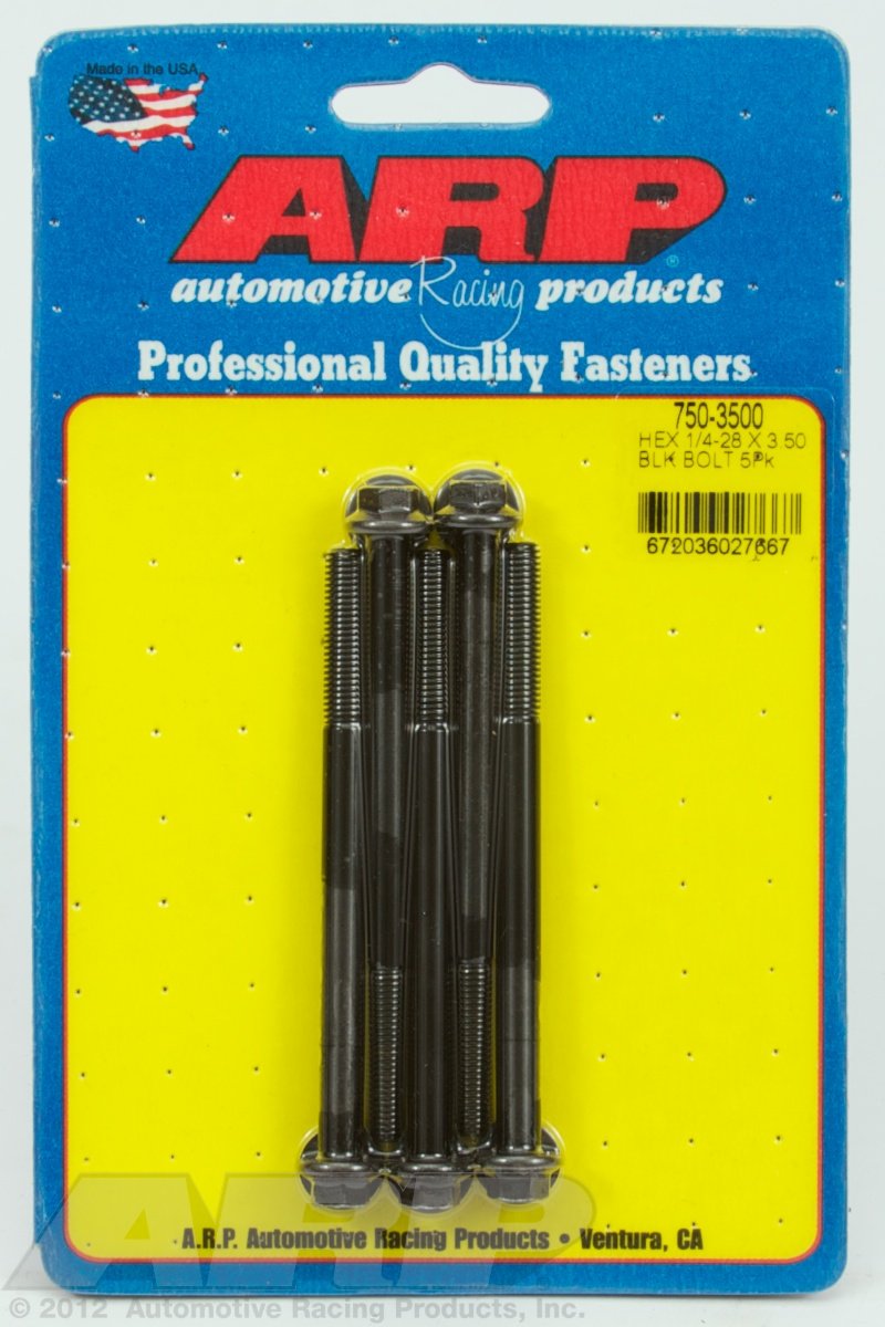 Hex ARP (750-3500) Oxide Bolt, Black