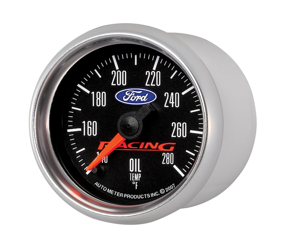 Auto Meter 880079 2-1/16" Oil Temperature Gauge 140-280 Degree Fahrenheit for Ford