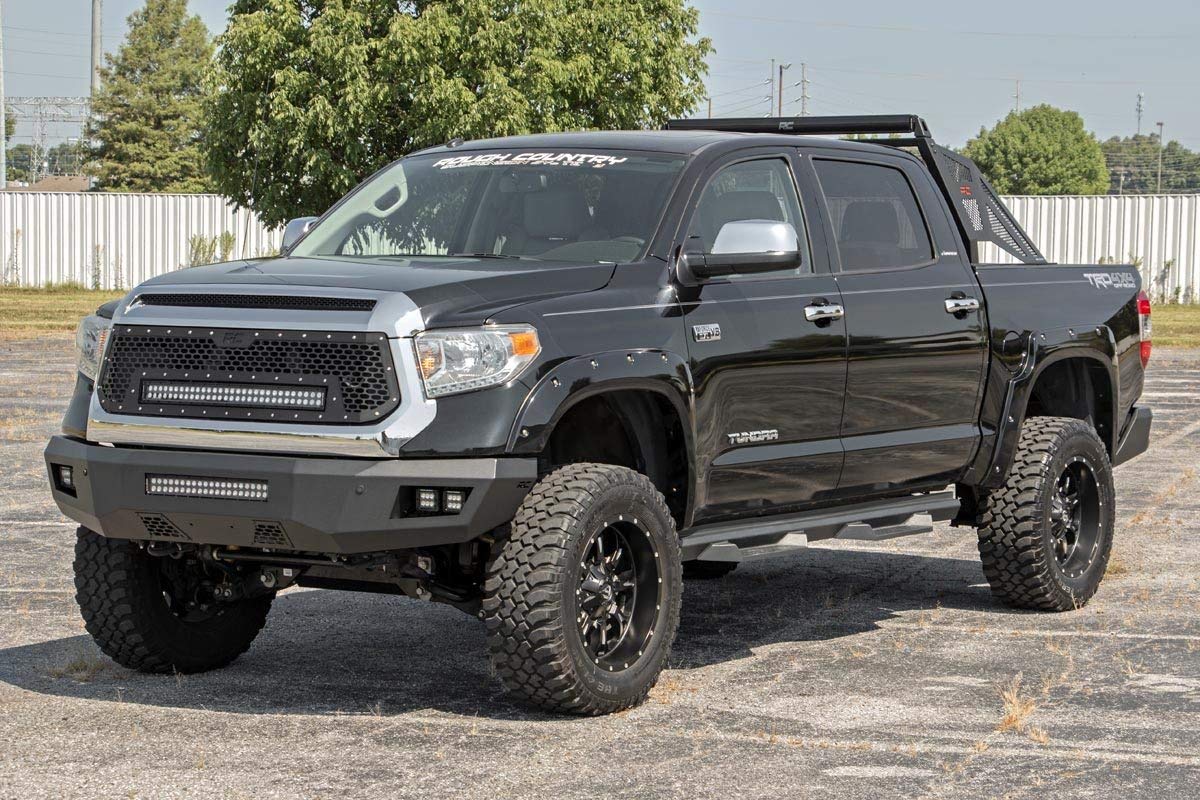 Rough Country Front Heavy Duty LED Bumper for 2014-2021 Toyota Tundra - 10777