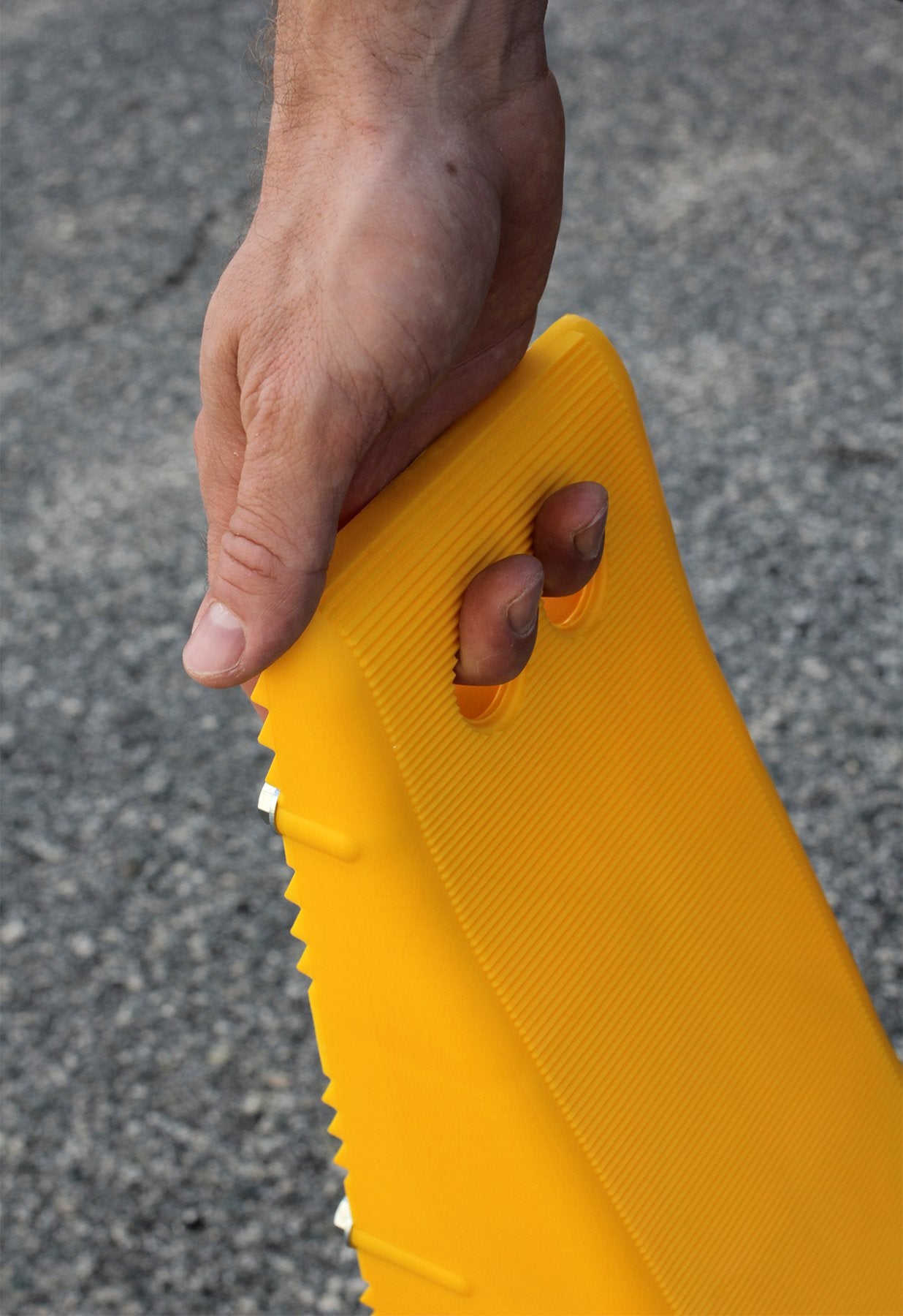 Camco Trailer Aid Tandem Tire Changing Ramp with 4.5-Inch Lift, Yellow (21000)