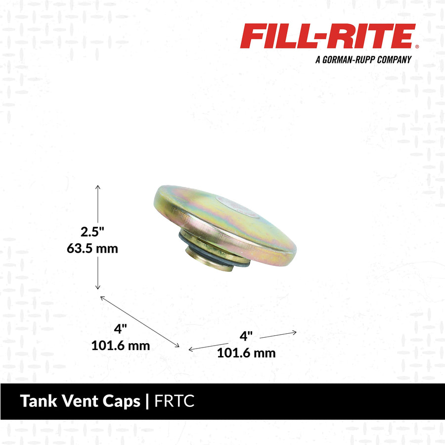 Venting Fill-Rite Pressure Tank Cap FRTC