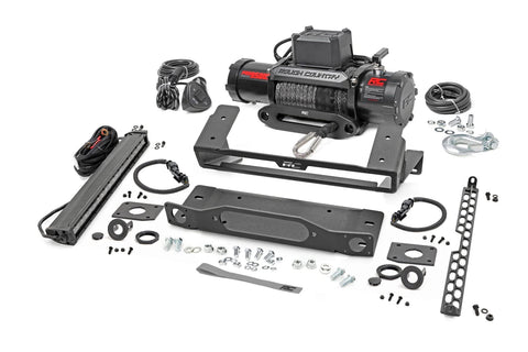 Rough Country Winch Mount LED for 2021-2024 Ford Bronco | PRO9500S - 51095