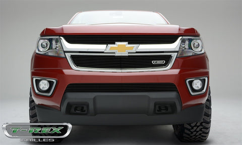 2015-2020 Colorado T-Rex Grilles Billet Grille, Black, 2 Pc, Overlay - PN #21267B