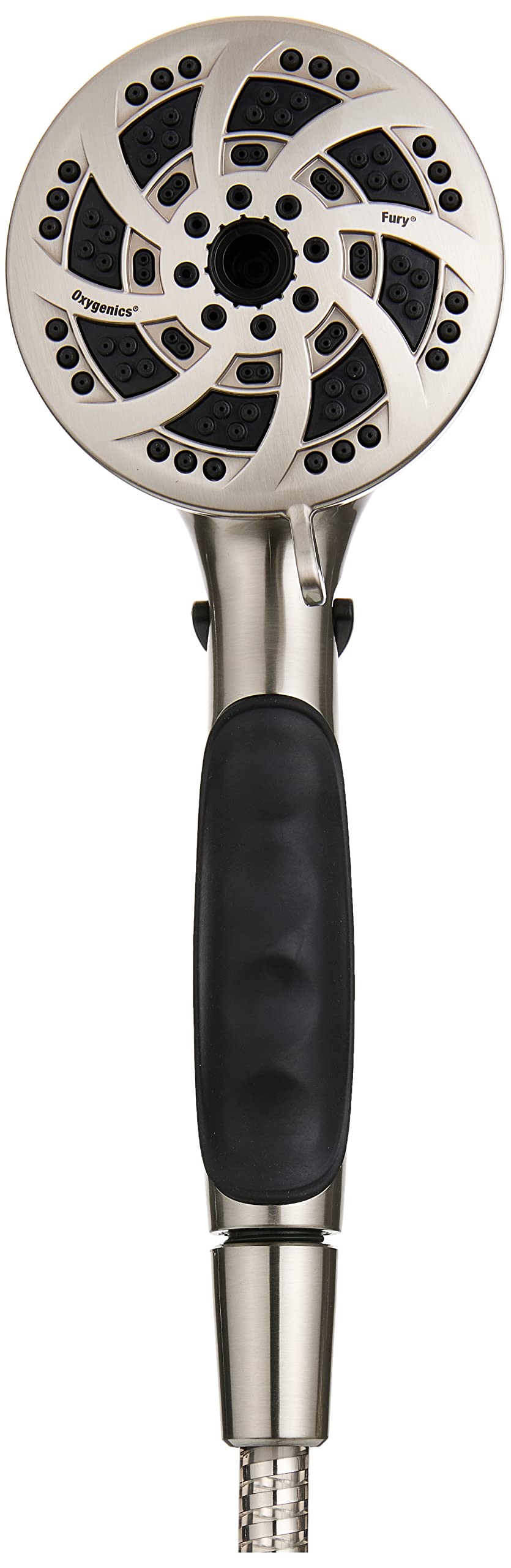 Oxygenics ETL 92489 Fury RV Handheld Shower - Brushed Nickel, 72 inch Hose length