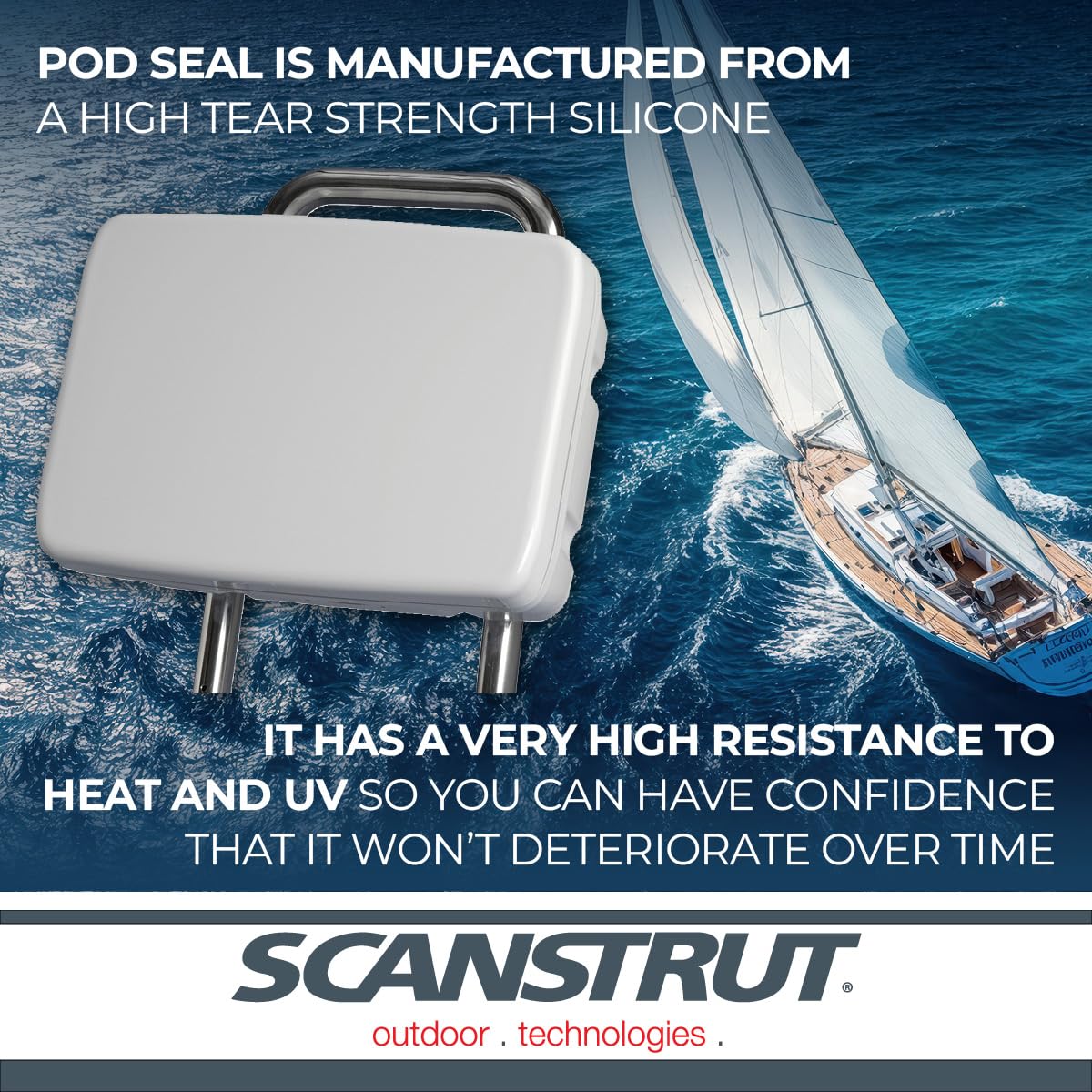 Scanstrut Helm Pod SPH-15-W for displays up to 15" ScanPod