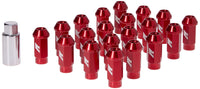 Mishimoto Aluminum Locking Lug Nuts - MMLG-15-LOCKRD, M12 x 1.5, Red