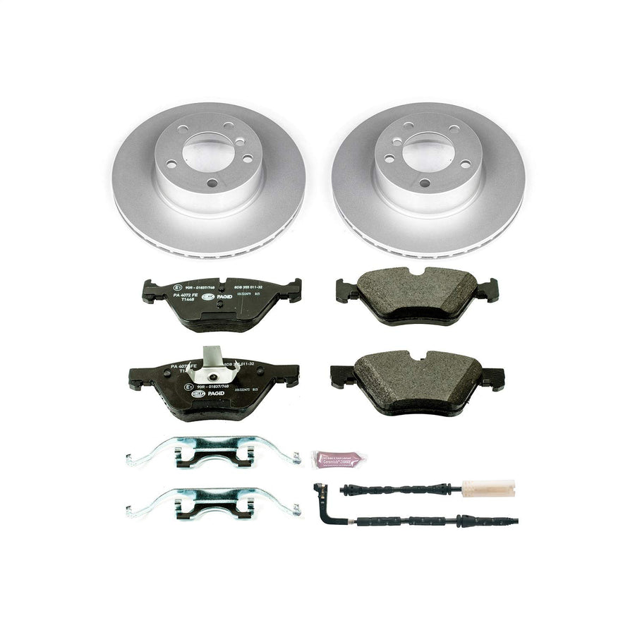 Power Stop ESK4590 Euro-Stop Front Brake Kit For BMW 328i 2007, BMW 328xi 2007 [Model Specific]