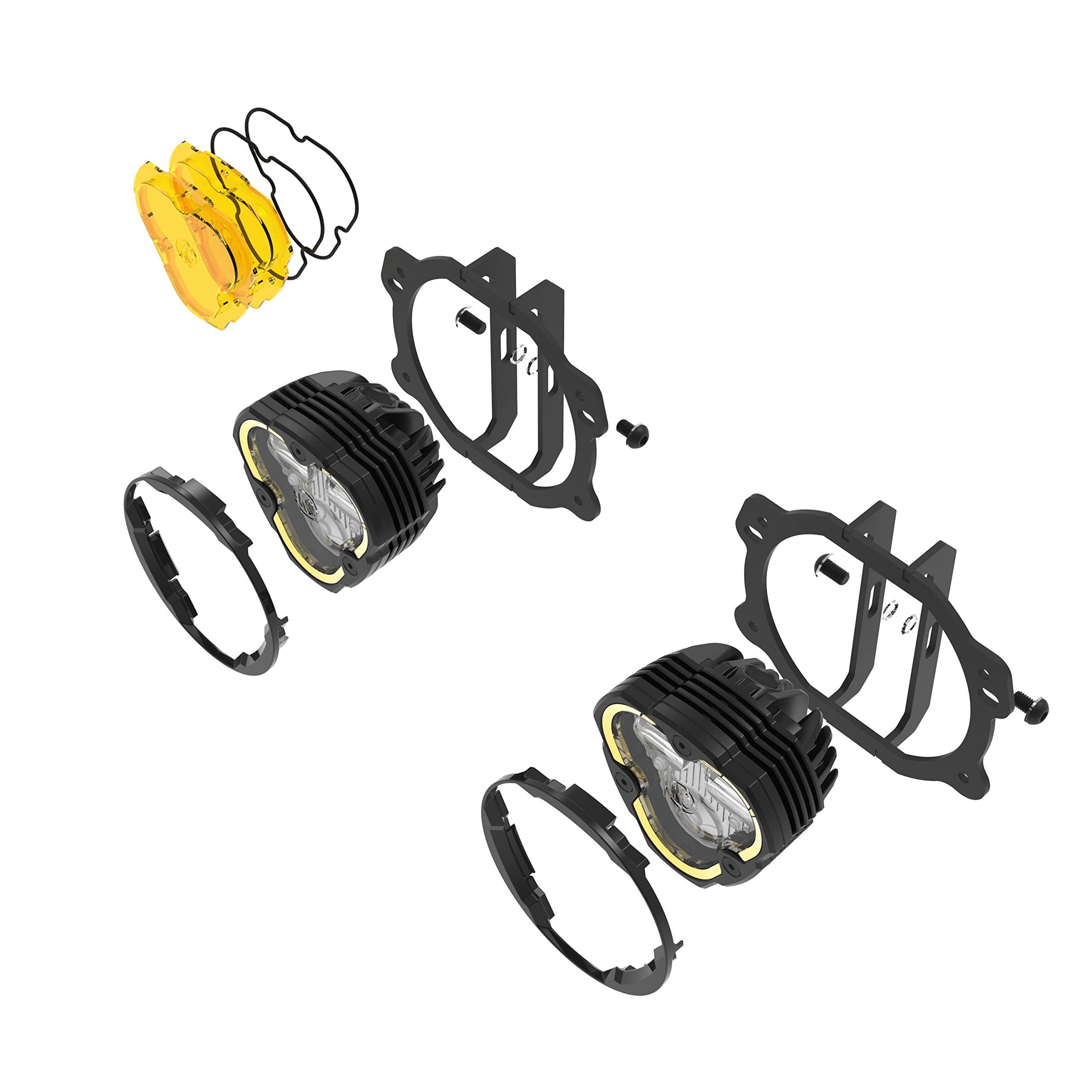 KC FLEX ERA® 3 SAE Dual Mode Fog Lights - 2-Light Master Kit - JK/JL/JT Plastic Bumpers