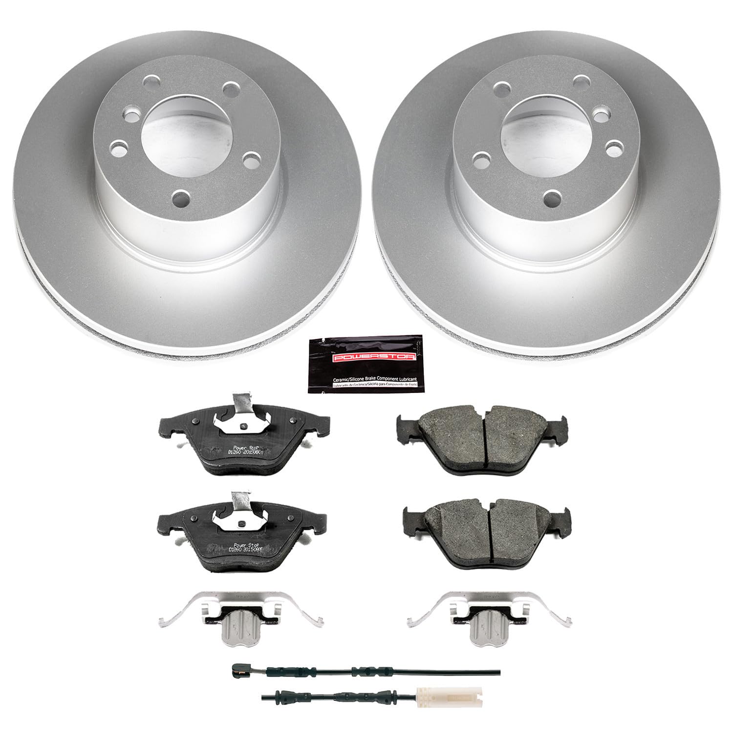 Z23 Evolution Power Stop CRK7026 Coated Brake Kit Front For BMW X1 2013-2015 [Model Specific]