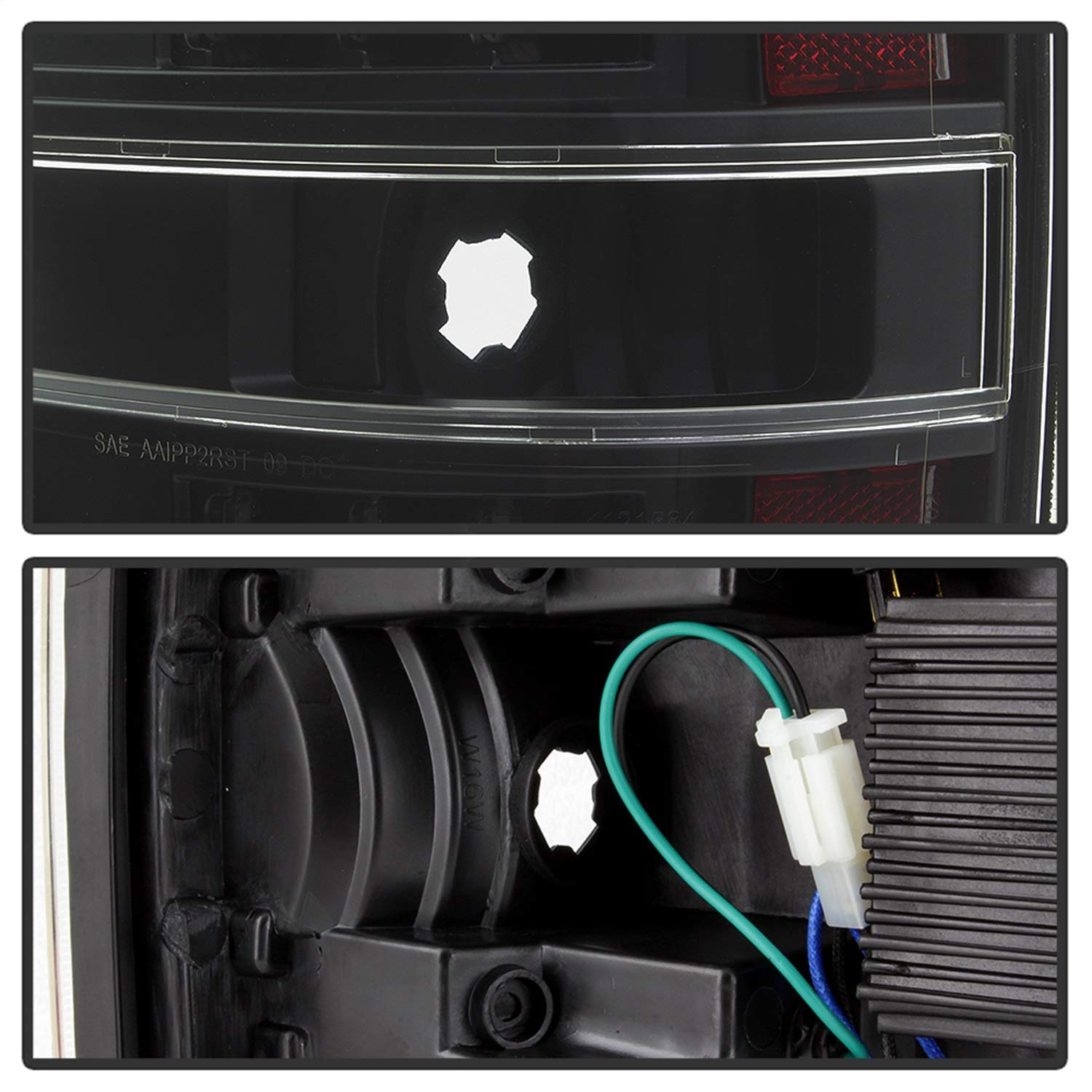 Tail Lights Xtune (ALT-JH-FF15009-LBLED-BK) (Akkon)