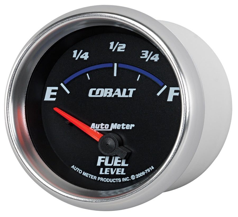 Auto Meter 7914 2-5/8" Cobalt E/ 90 F Short Sweep Electric Fuel Level Gauge for GM