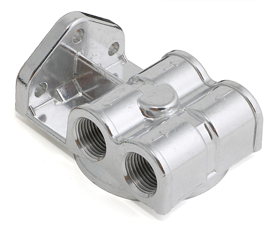 LS & GEN3 TRANS-DAPT PERFORMANCE SINGLE OIL FILTER RELOCATION KIT WITH HORIZONTAL BASE (1014)