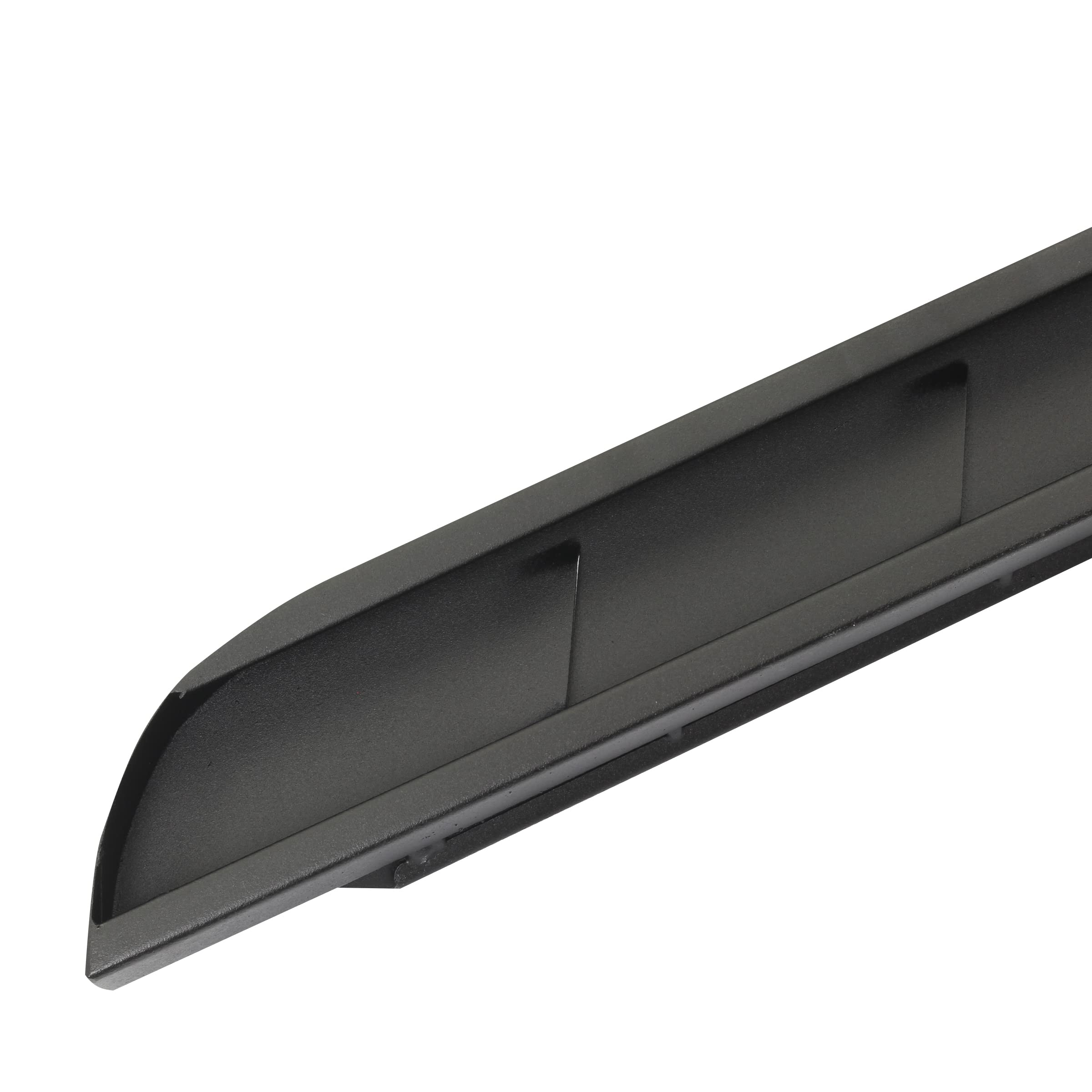RB10 Slim Running Boards Go Rhino | 73", Galvanized Steel, Textured Black | 630073SPC
