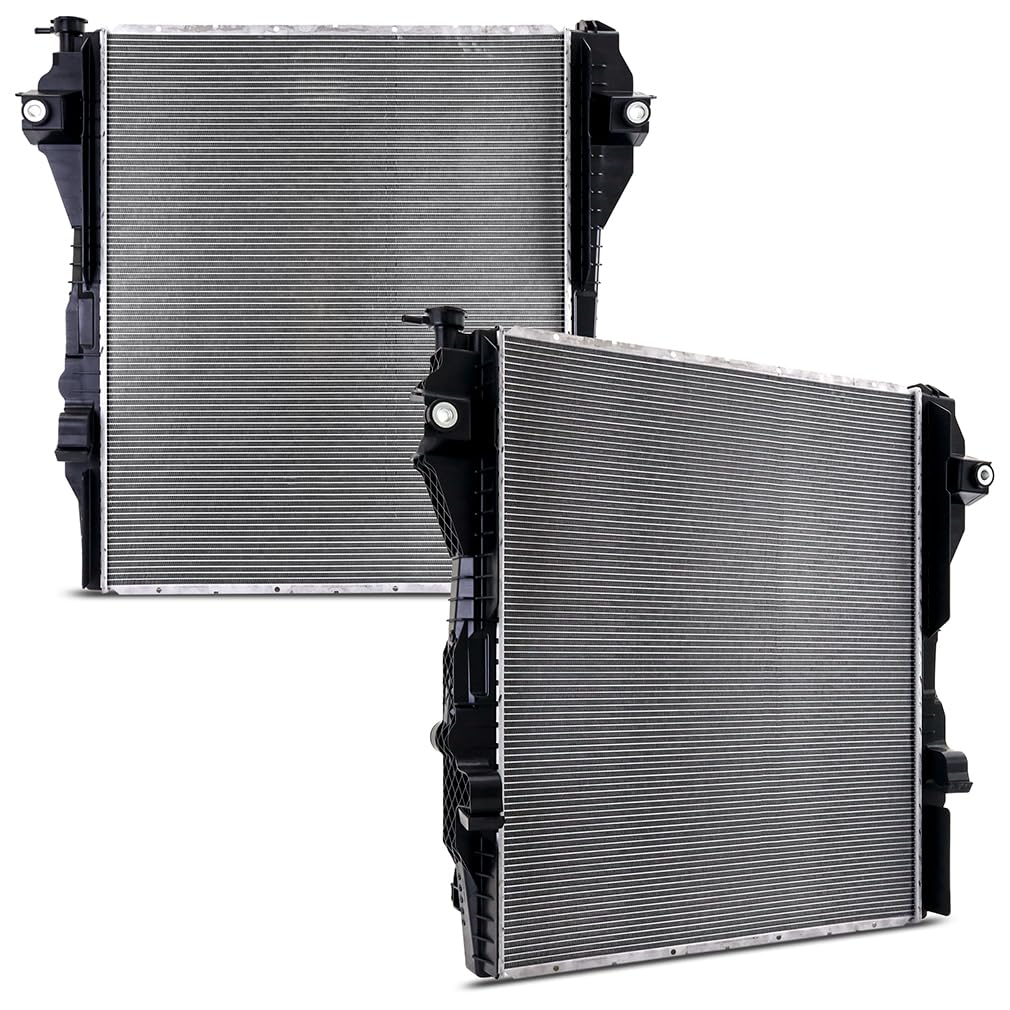 Mishimoto Radiator Replacement, Compatible with Dodge Ram Cummins 6.7L, 2010-2012