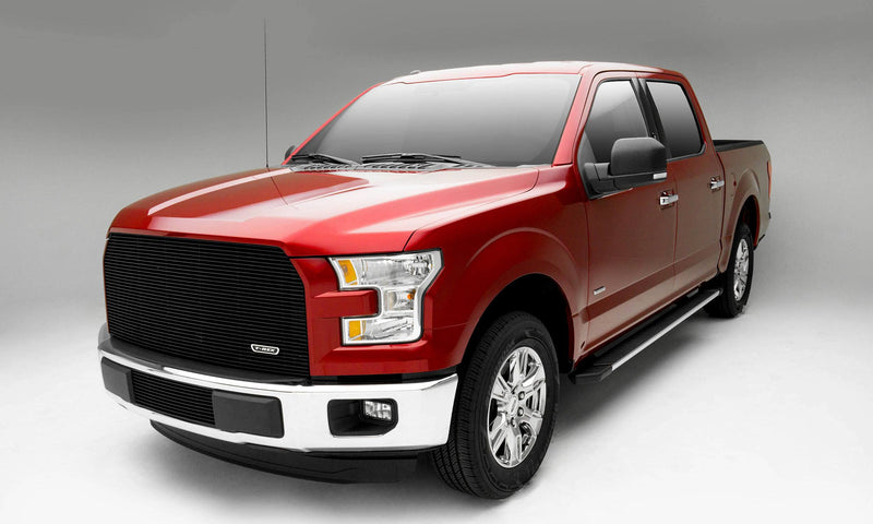 2015-2017 F-150 T-Rex Grilles Billet Grille, Black, 1 Pc, Replacement, Does Not Fit Vehicles with Camera - PN #20573B