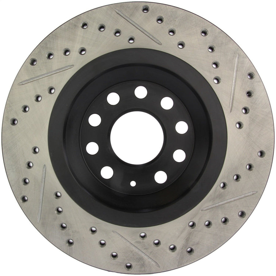 Sport Drilled/Slotted Brake Rotor StopTech 127.33113R (Rear Right), 1 Pack