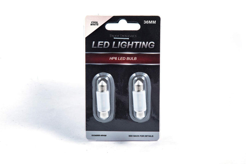 HP6 36mm LED Bulb Cool White Pair Diode Dynamics LED