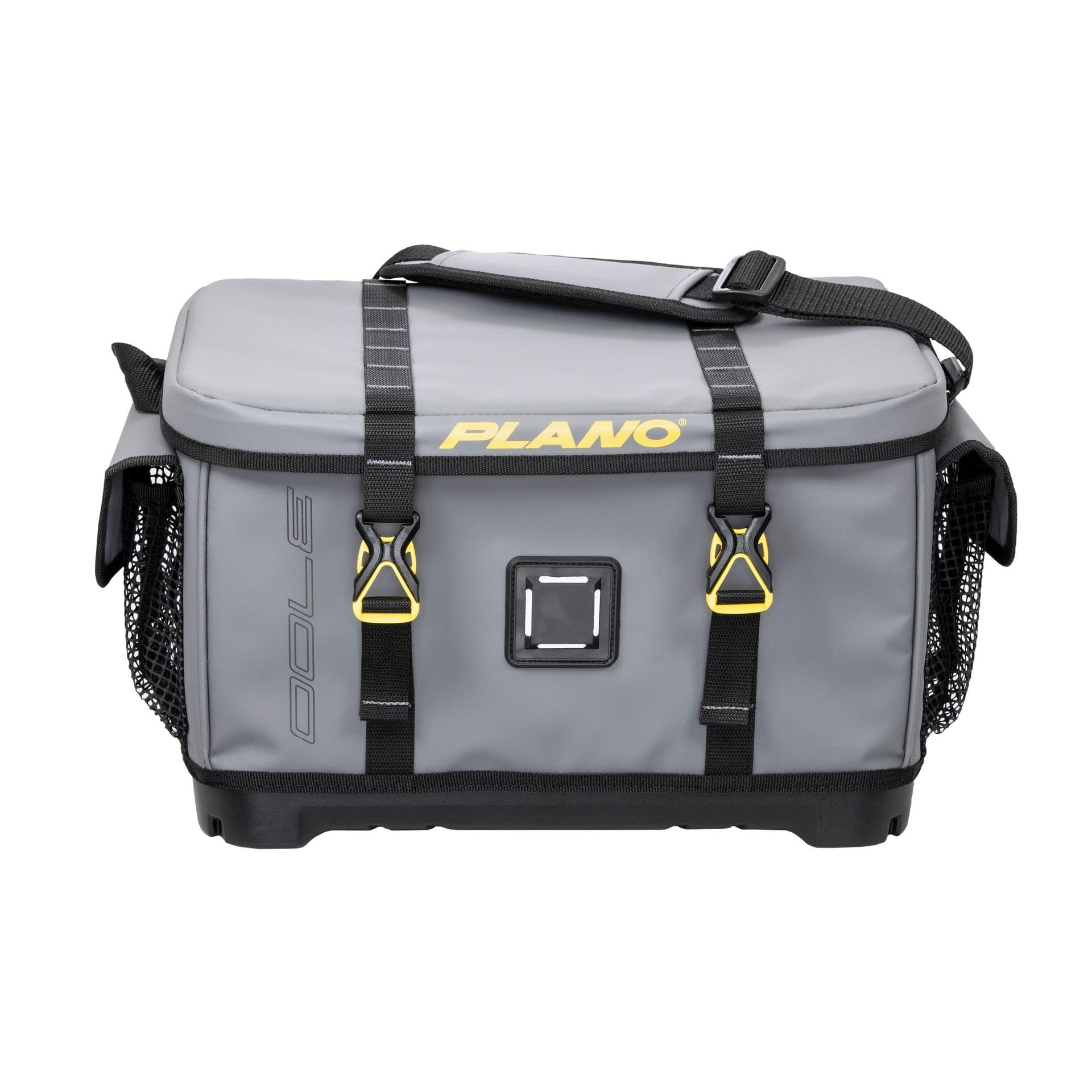 Gray Plano Z-Series 3700 Tackle Bag, PVC Fabric with Waterproof and Non-Skid Base, Includes 2 3700 StowAway Utility Boxes, Soft Fishing Tackle Storage Bag