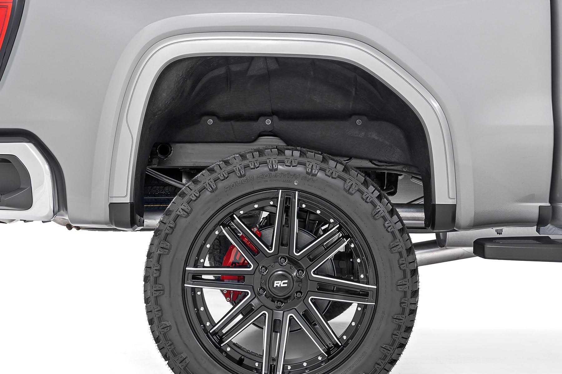 Mud Flap Delete Rough Country for GMC Sierra 1500 2WD/4WD (2019-2026 & Classic) - Front & Rear (Set of 4)