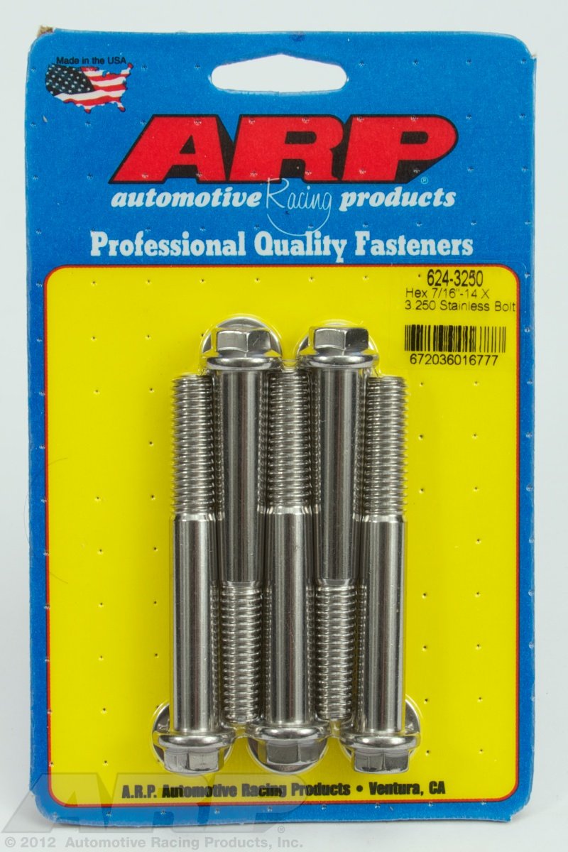 Hex Bolt ARP (624-3250), Stainless Steel