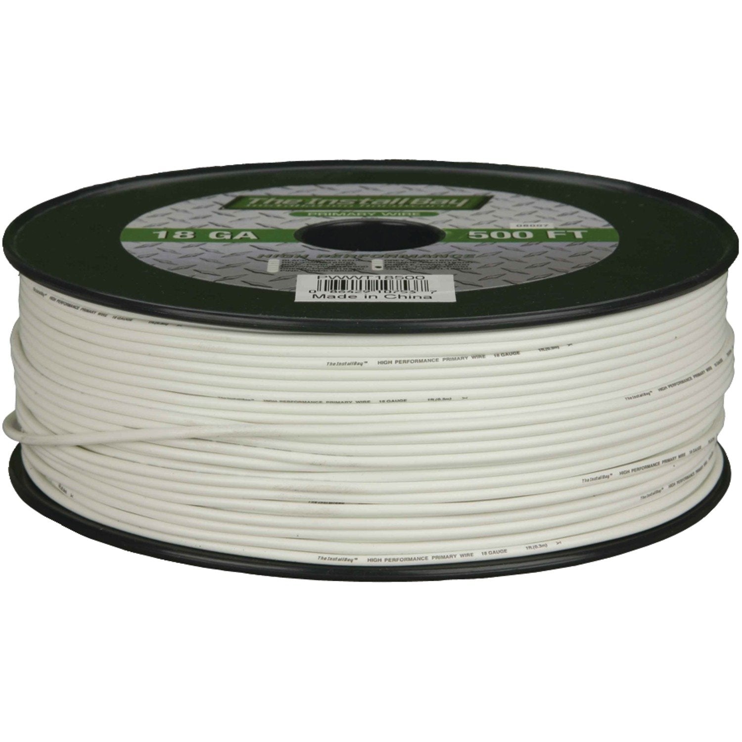 Metra Electronics 18-Gauge Primary Wire PWWT18500 (White)