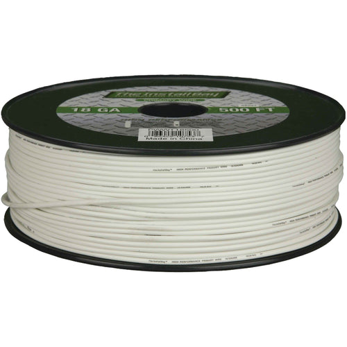 Metra Electronics 18-Gauge Primary Wire PWWT18500 (White)