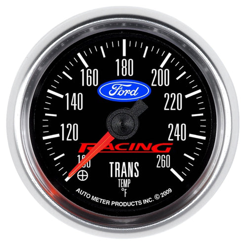 Auto Meter 880314 Transmission Temperature Gauge 2-1/16" 100-260 Degree Fahrenheit for Ford
