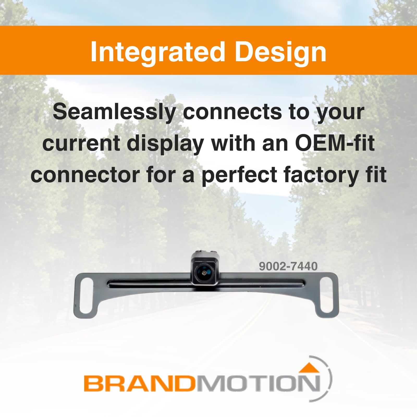 Factory Tailgate Harness Brandmotion 9002-7440 with Dual Mount Camera fits 2011-2016 F250 F350 Super Duty with Factory Rear Vision | Waterproof Case with Anti-Fog Lens | Easy Install