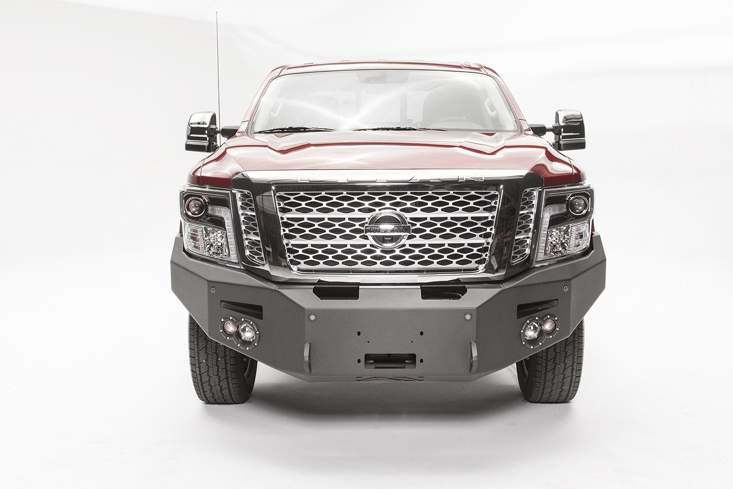 Premium Winch Front Bumper Fab Fours NT16-F3751-B Uncoated/Paintable w/No Guard [AWSL]