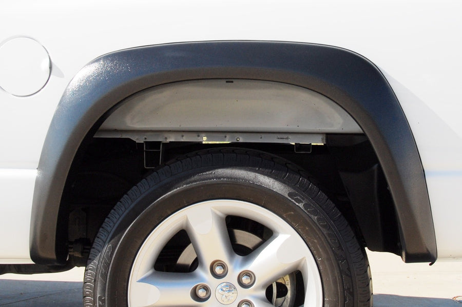 Lund Elite Series EX203TB Black Extra Wide Style Textured Rear Fender Flare - 2 Piece