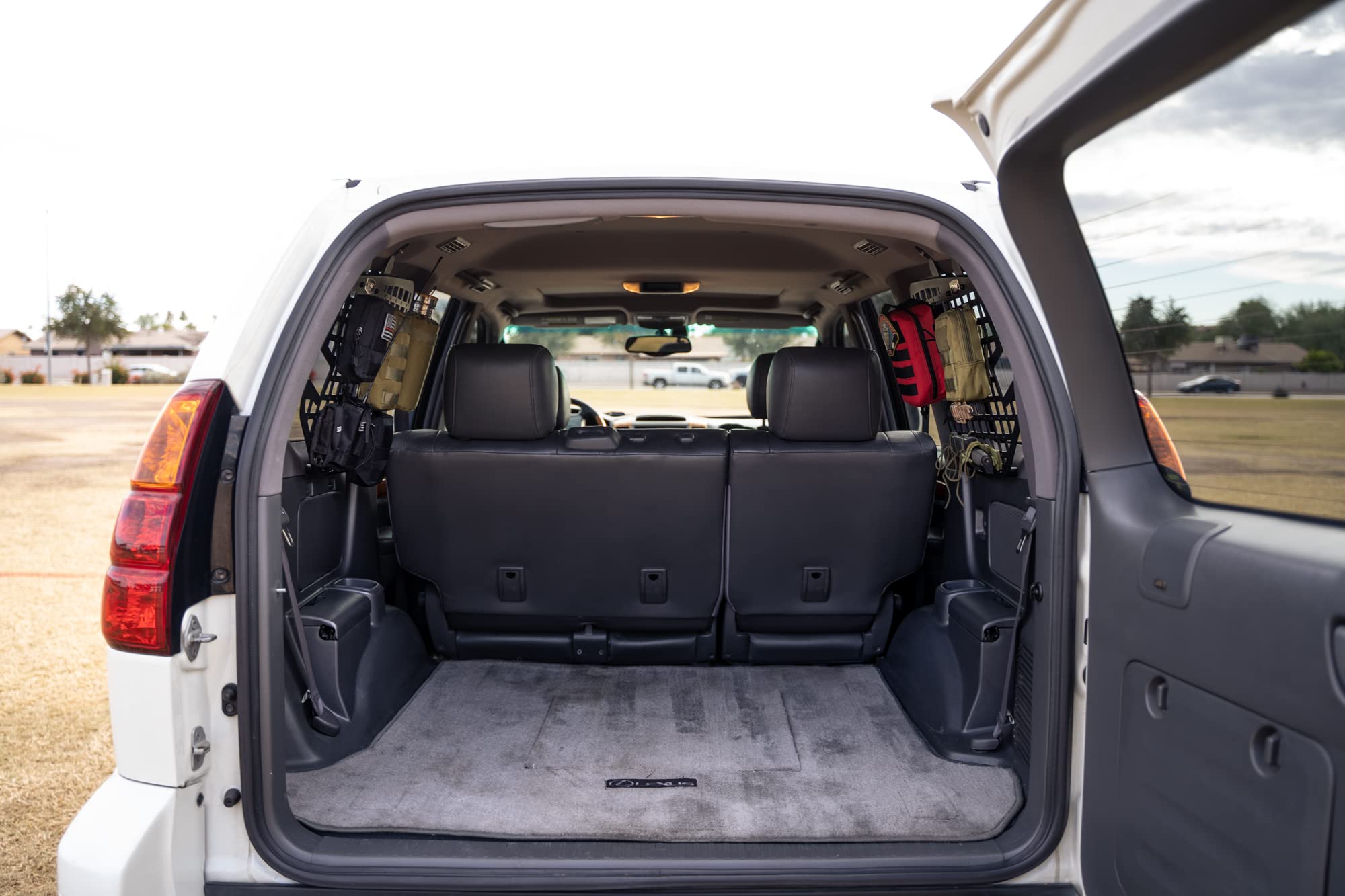 Rear Window Molle Storage Panels DV8 Offroad for 2003-2009 Lexus GX 470 | Includes Driver & Passenger Side Panels | Perfect for Molle Pouches, Tools, Recovery Supplies, & Other Gear | Simple Bolt-On