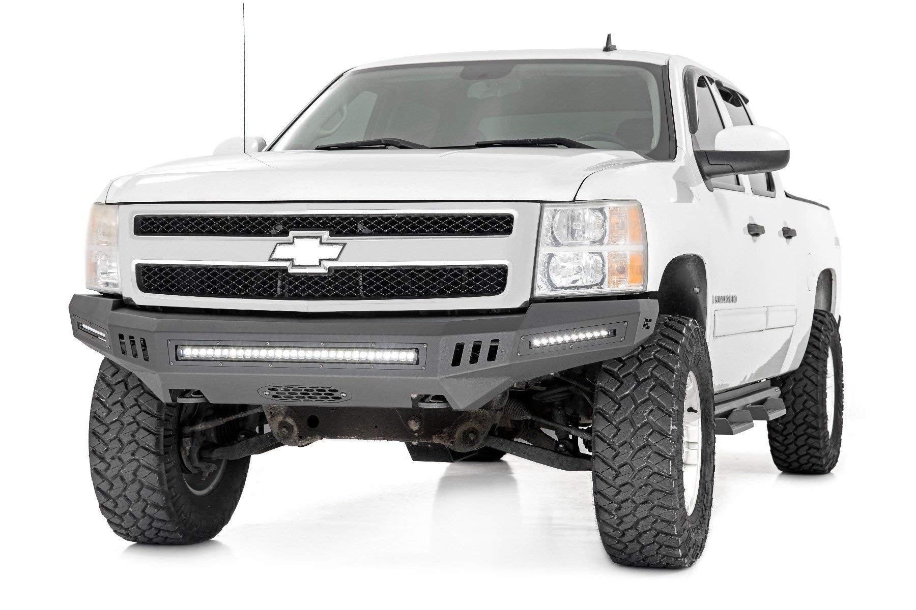High Clearance Rough Country Front Bumper w/LEDS for 07-13 Chevy 1500-10911