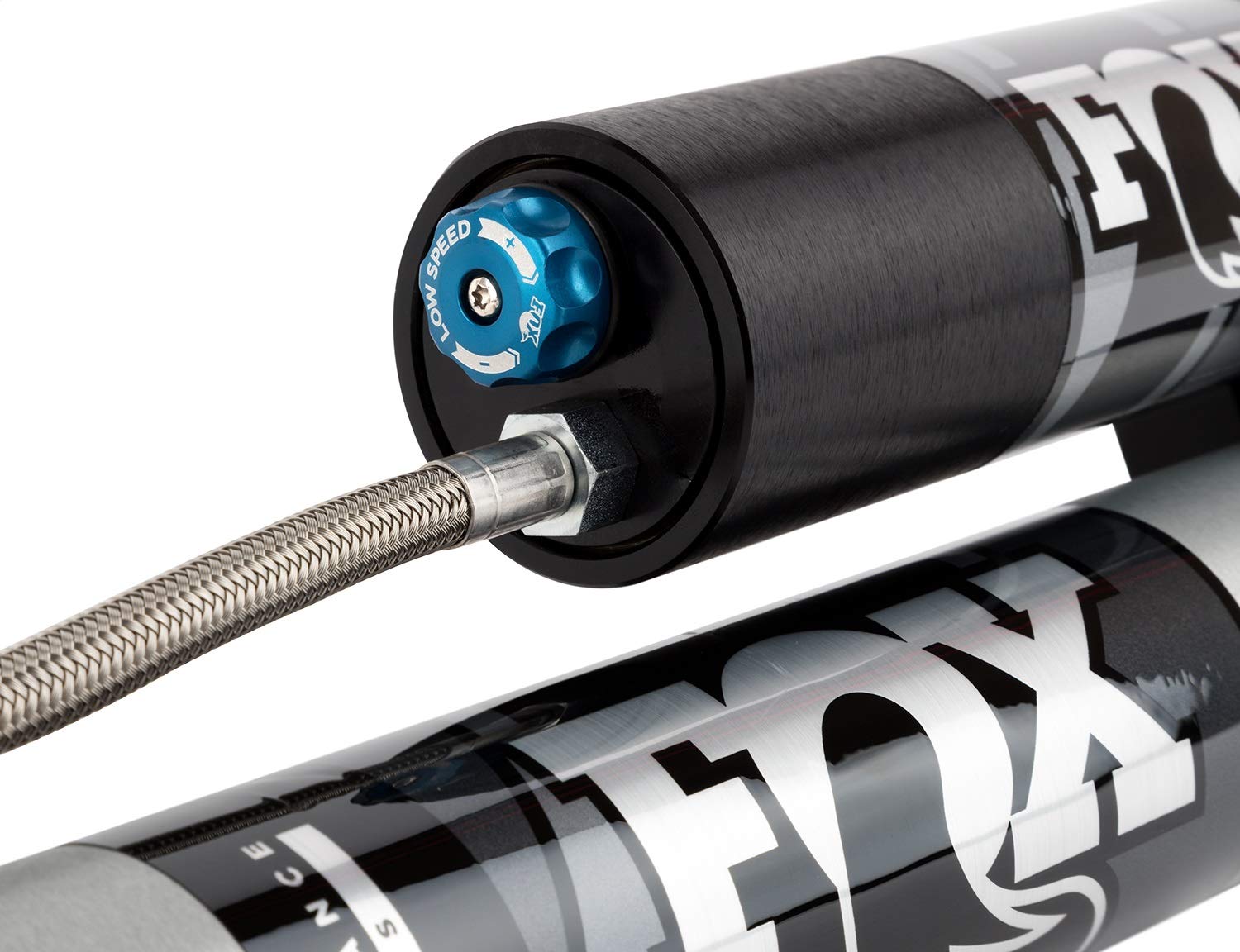 2.0 Fox Performance Series, Monotube, Aluminum, Clear Anodized, Front, 0 in to 1.5 in Lift