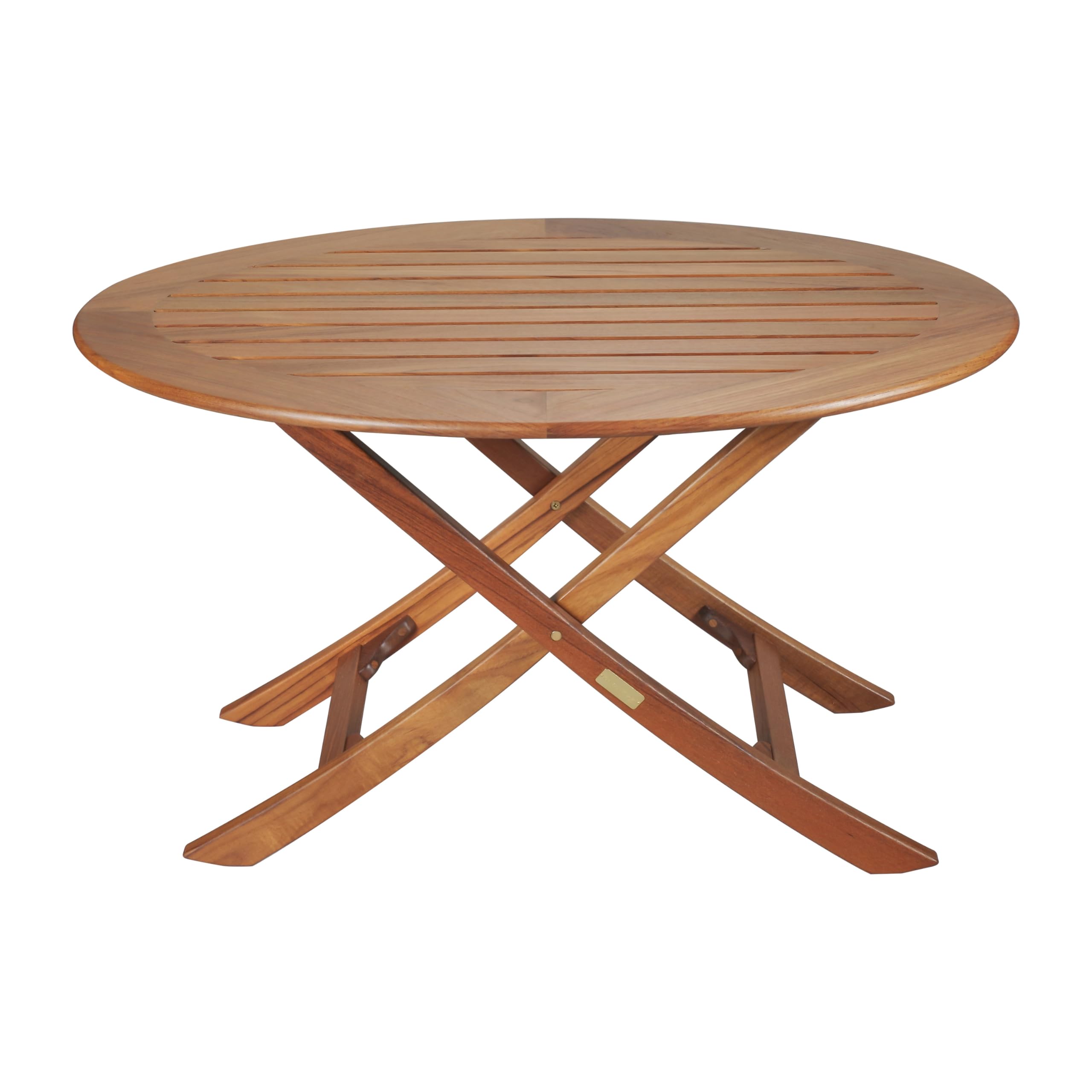 Teak Whitecap 63037 Rembrandt Table Oval Slat Top