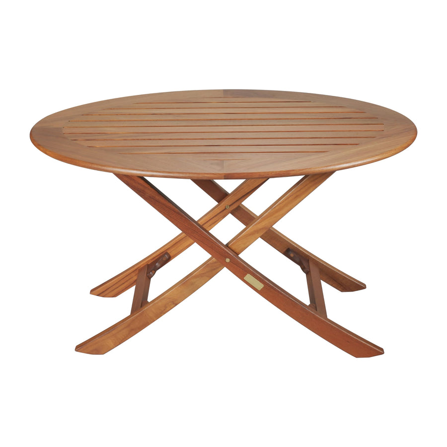 Teak Whitecap 63037 Rembrandt Table Oval Slat Top