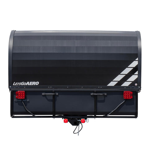 BlackBox PRO Let's Go Aero Enclosed Cargo Carrier | 64 cu. ft. | Slide-Out Platform