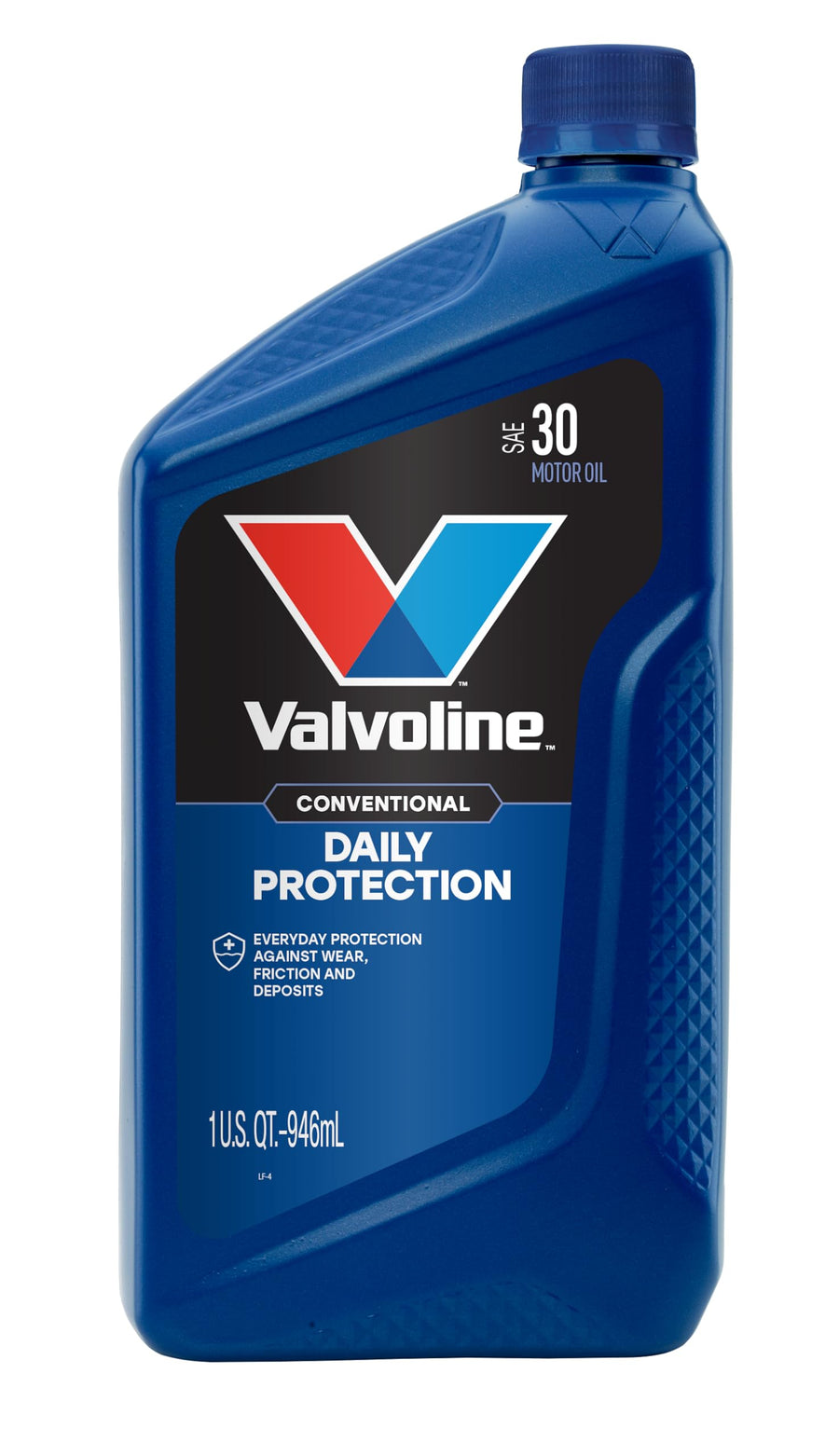 SAE 30 Valvoline Daily Protection Conventional Motor Oil 1 QT, Case of 6