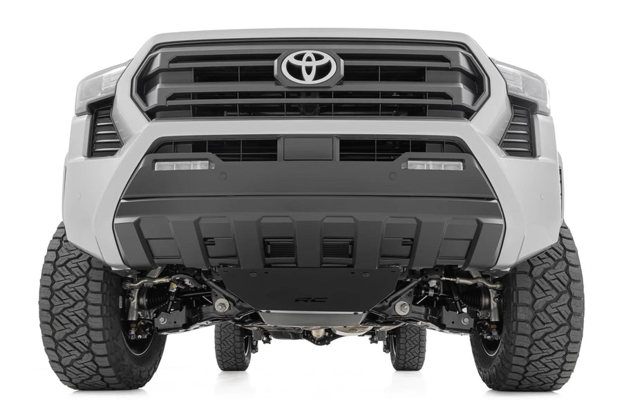 Front Skid Plate Kit Rough Country for Toyota Tacoma 4WD (2024-2025) - Skid & Differential Plates, Easy Bolt-on Install