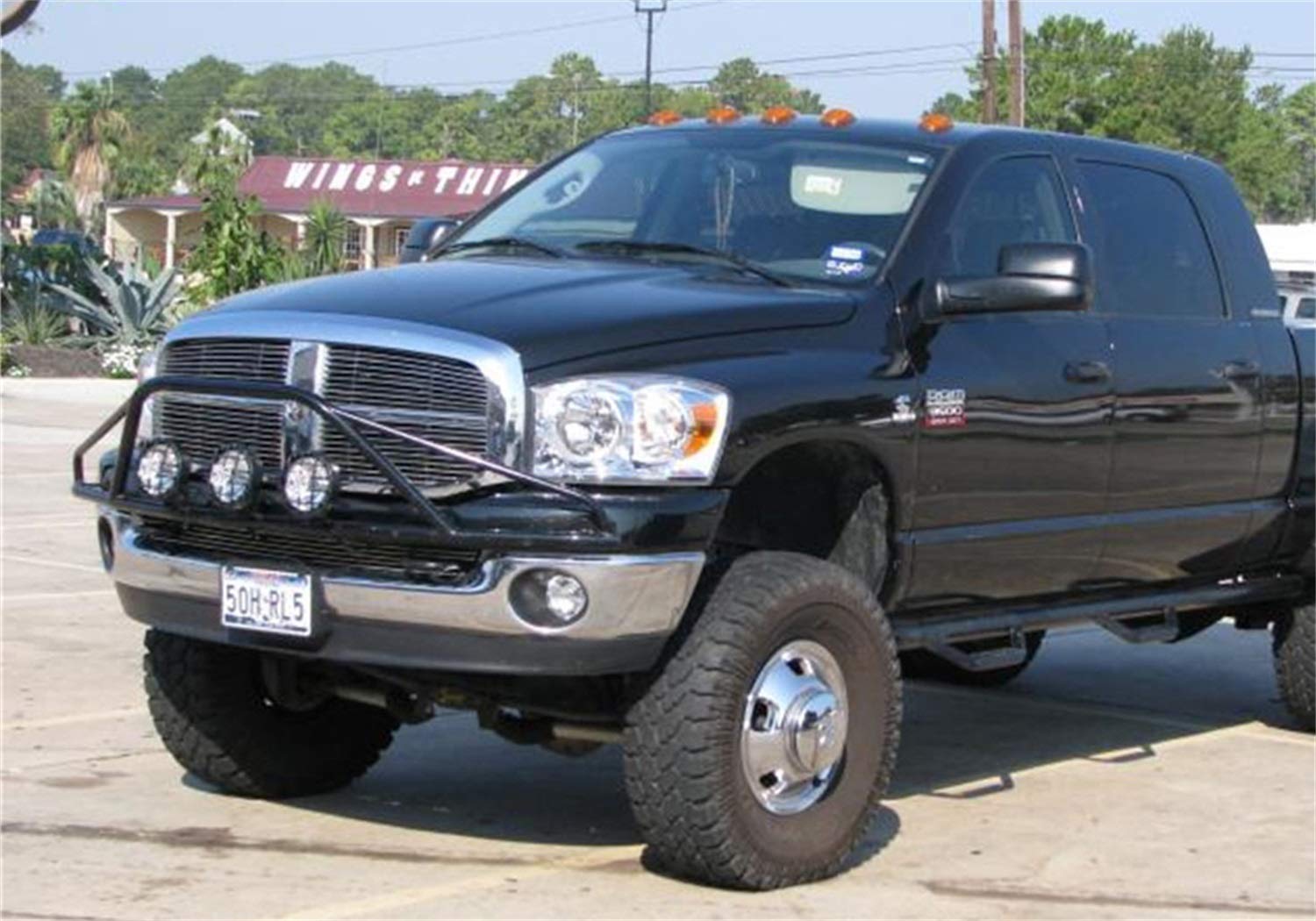 Textured Black N-Fab Light Bar | D023LH-TX | Fits 2002-2008 Dodge 1500, 2002-2003 RAM 2500 / 3500