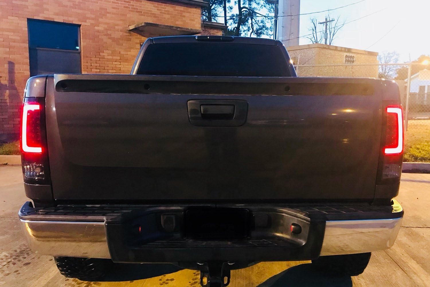 Black/Smoke RECON ACCESS 264389Bk - Fiber Optic Led Tail Lights