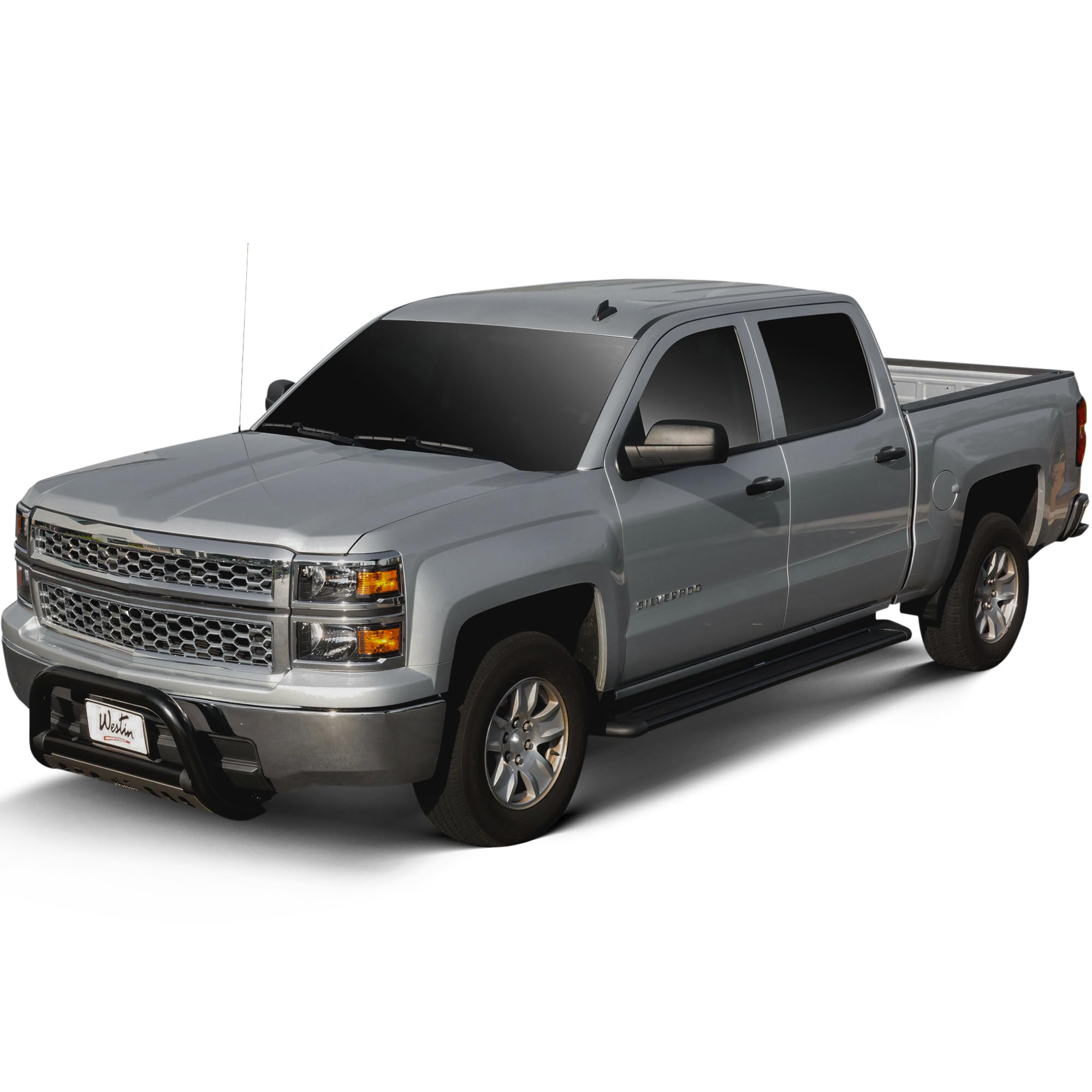 Sure-Grip Westin 27-6145 Aluminum Black Running Boards Pair 93 in. (Required Mounting Kit Sold Separately)