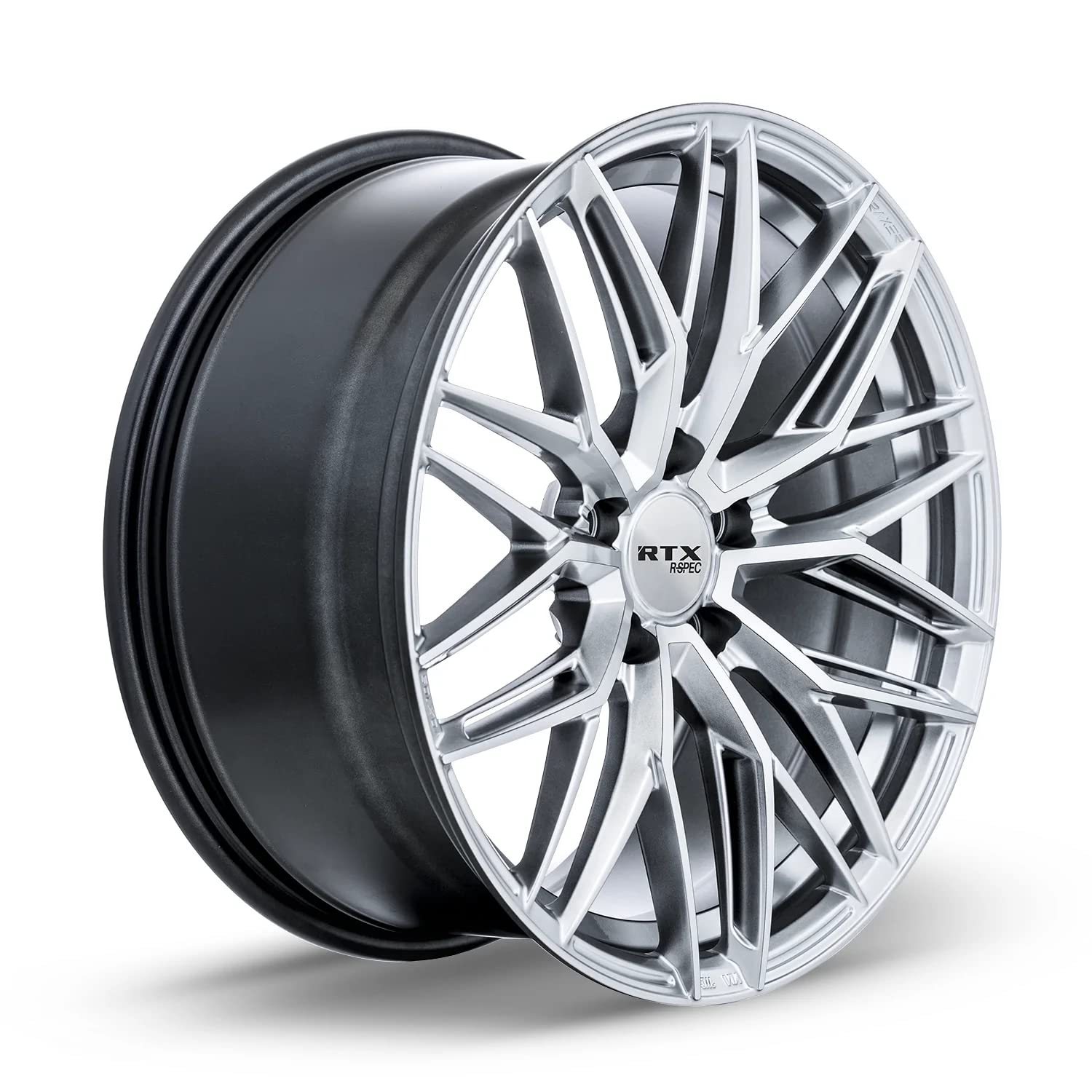 Custom RTX SW20 Wheel - 18x8.5, 45 Offset, 5x114.3 Bolt Pattern, 73.1mm Hub - Silver with Machined Face Rim