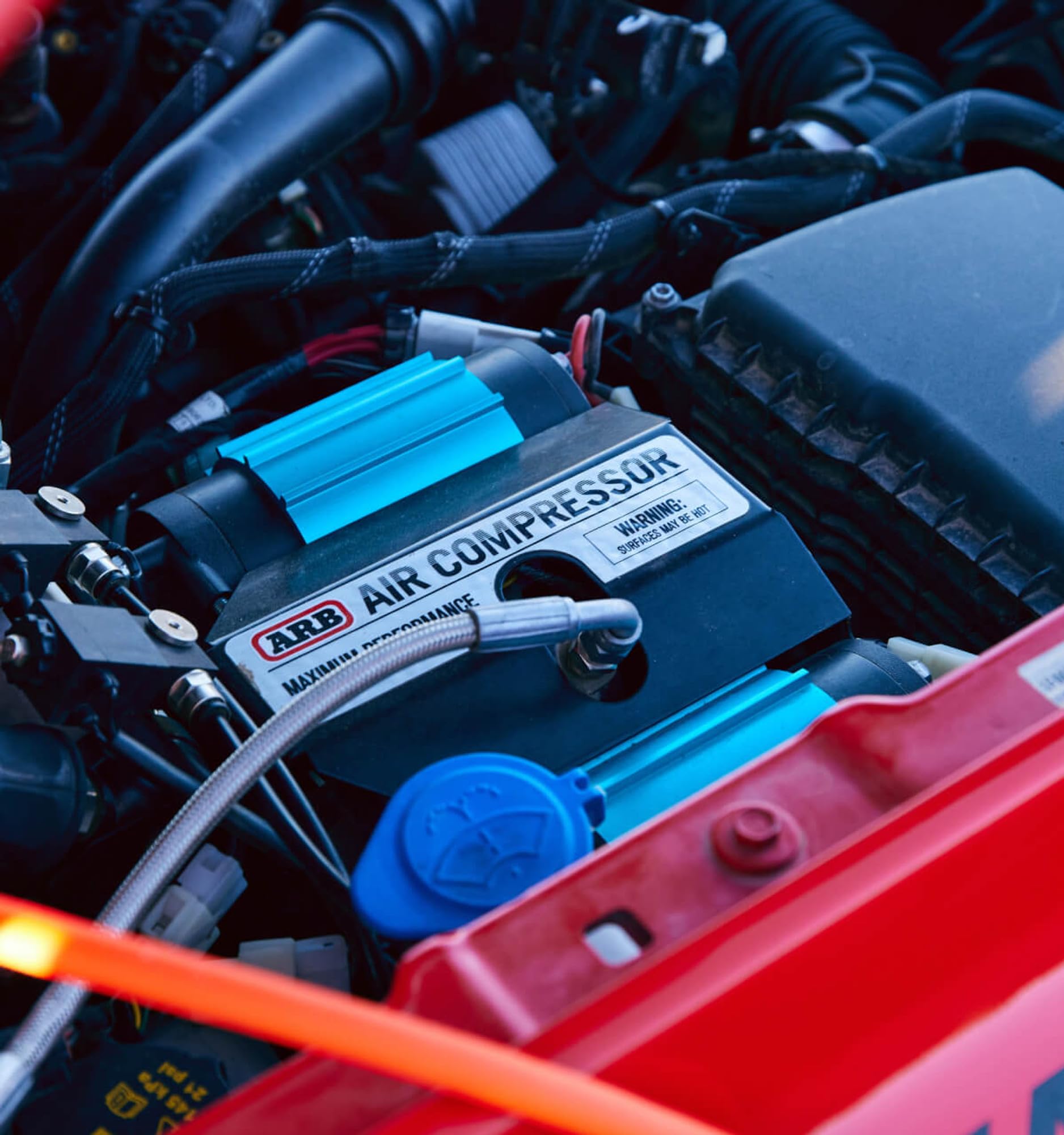ARB CKMTA12 On-Board '12V' Twin High Performance Air Compressor, Ideal for Air Lockers Locking Differentials, Tire Inflator, Air Horn, Air Tools and Pneumatic Tools.