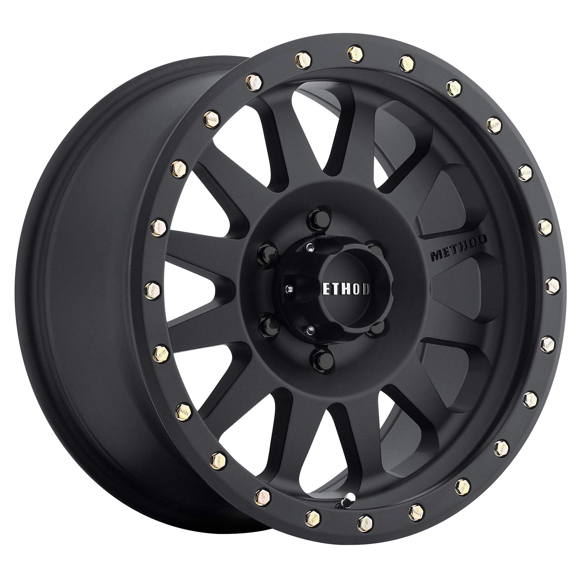 304 Method Race Wheels Double Standard Matte Black 15x10" 6x5.5", 50mm offset 3.5" Backspace, MR30451060550N