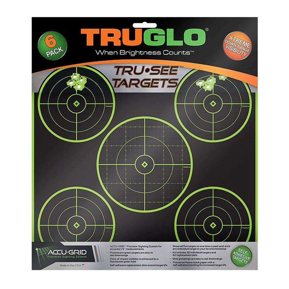 5-Bull Tru-See Target 12x12 6Pk