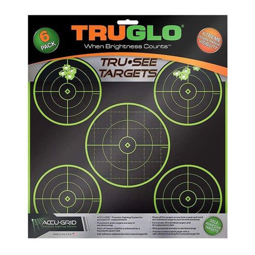 5-Bull Tru-See Target 12x12 6Pk