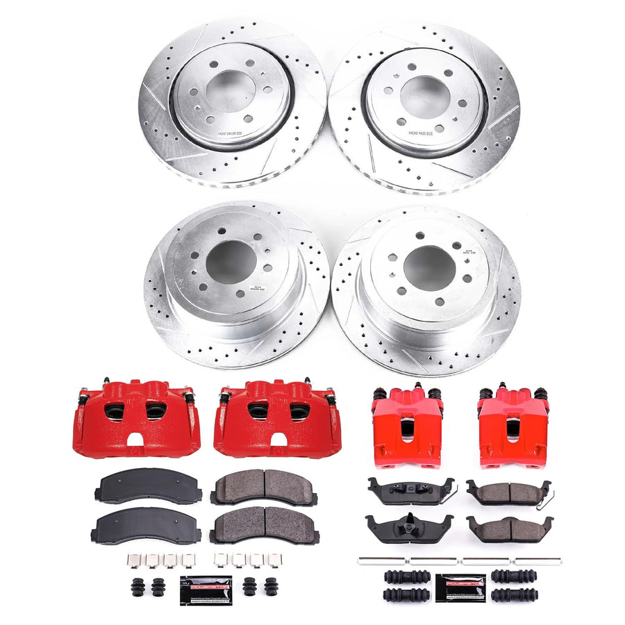 Power Stop Z23 Evolution Sport Brake Kit with Calipers For Accord Honda 1990-1993 [Model Specific]
