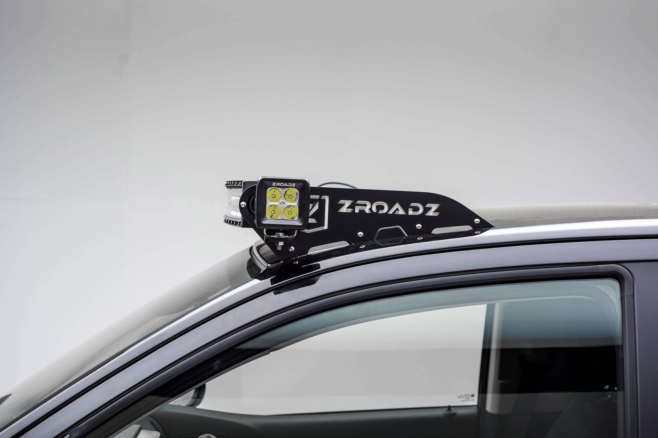ZROADZ LED Bracket Front Roof to mount (2) 3 Inch Pod Lights - PN #Z330001 Black