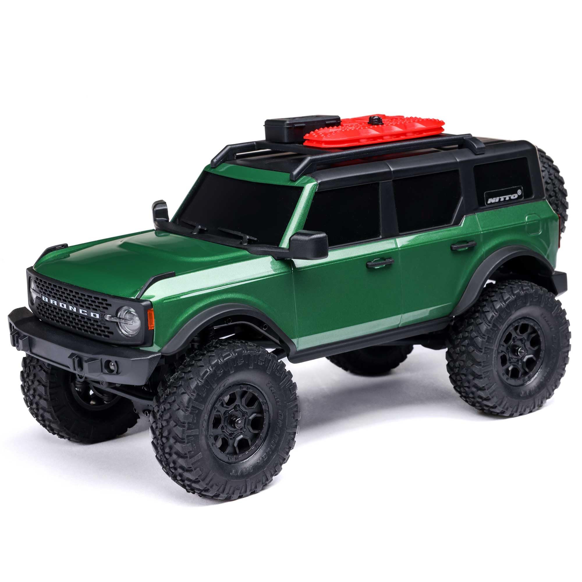 Axial RC Truck 1/24 SCX24 4X4 Ford Bronco RTR Brushed Rock Crawler (Battery & Charger Included), Green, AXI00006V2T5